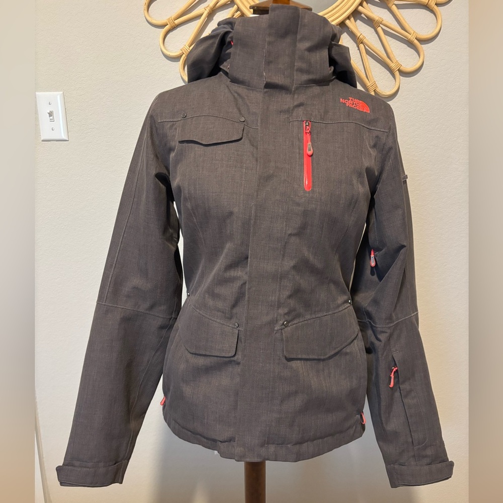 The North Face Gray and Purple Jacket